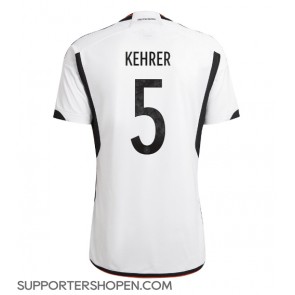 Tyskland Thilo Kehrer #5 Hemma Matchtröja VM 2022 Kortärmad